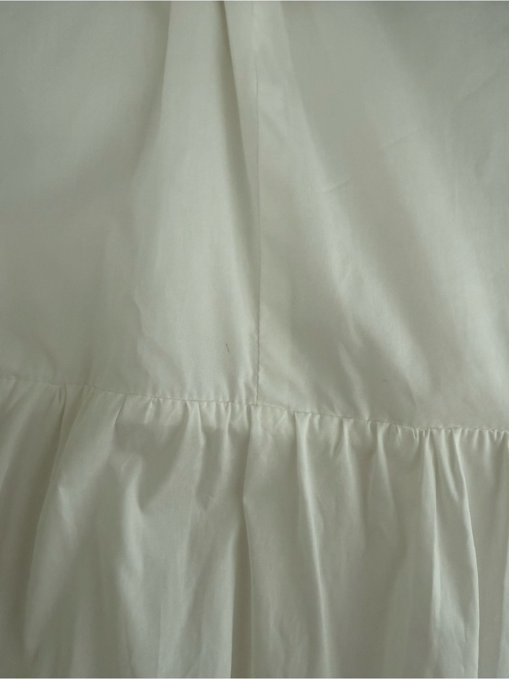 English Factory 2X NWT White Blue Gingham Accent Midi Dress Cottagecore - Picture 7 of 8